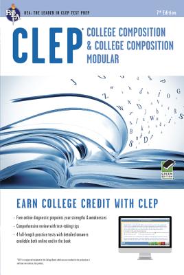 CLEP® College Composition 2nd Ed., Book + Online (CLEP Test Preparation) Image for CLEP® College Composition 2nd Ed., Book + Online (CLEP Test Preparation)