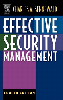 Image for Effective Security Management Effective Security Management