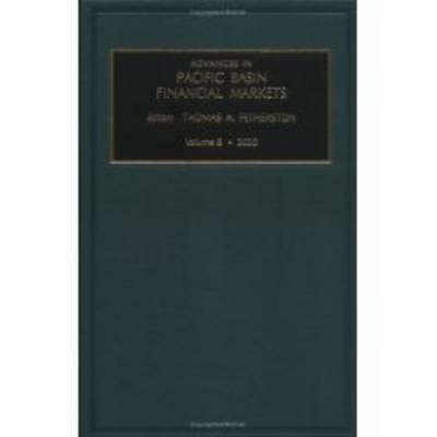 Advances in Pacific Basin Financial Markets, Volume 6, 2000