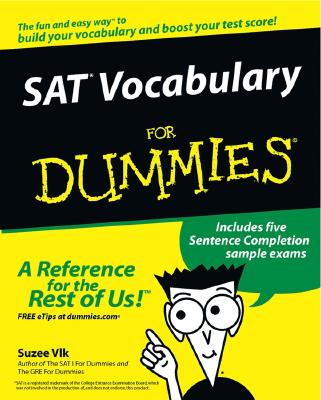 Image for SAT Vocabulary For Dummies SAT Vocabulary For Dummies