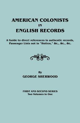 Image for American Colonists in English Records