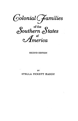 Image for Colonial Families of the Southern States of America
