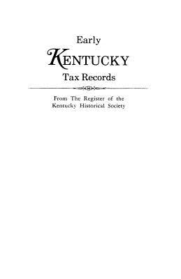 Image for Early Kentucky Tax Records