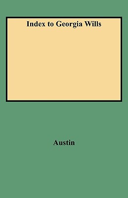 Image for Index to Georgia Wills