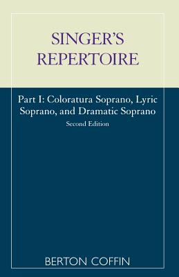 Image for The Singer's Repertoire, Part I The Singer's Repertoire, Part I