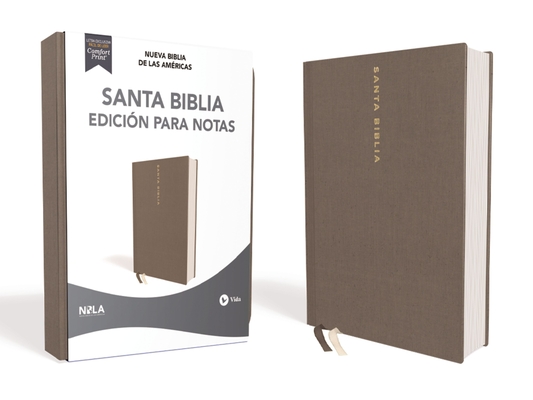 Image for NBLA Santa Biblia Edición para Notas, Tapa Dura/Tela, Gris, Letra Roja (Spanish Edition)