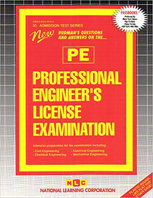 Rudman's Questions and Answers on the PE: Professional Engineer's License Examination [Passbook Series]