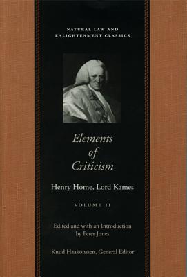 Image for Elements of Criticism: Volume 2 CL (Natural Law Cloth)