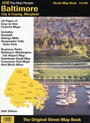 Baltimore City & County Maryland : Street Map