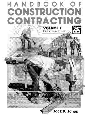 Handbook of Construction Contracting Volume 1 Plans Specs Building