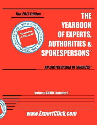 Yearbook of Experts, Authorities & Spokespersons, 2012