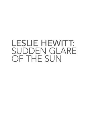 Leslie Hewitt: Sudden Glare of the Sun