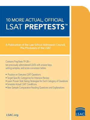 Image for 10 More, Actual Official LSAT PrepTests: (PrepTests 19?28) (Lsat Series)