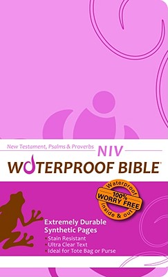 Waterproof New Testament with Psalms and Proverbs-NIV-Pink