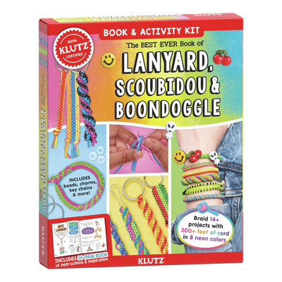 KLUTZ The Best Ever Book of Lanyard, Scoubidou, and Boondoggle Craft Kit