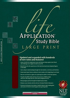 Image for "Life Application Study Bible NLT, Large Print Bonded Leather"