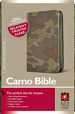 Camo Bible NLT (Canvas, Green)