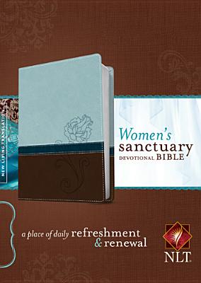 Image for Women's Sanctuary Devotional Bible NLT Cool Blue/Chocolate Rose