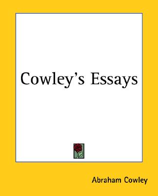 Cowley's Essays
