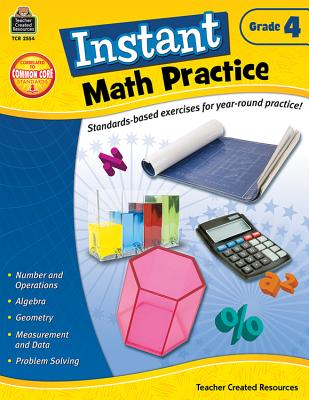 Instant Math Practice, Grade 4