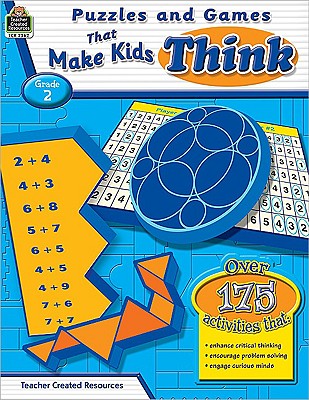Puzzles and Games that Make Kids Think Grd 2