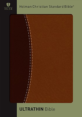 HCSB Ultrathin Reference Bible, Dark Brown/Brown Simulated Leather