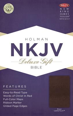 Image for NKJV Deluxe Gift Bible, Brown LeatherTouch