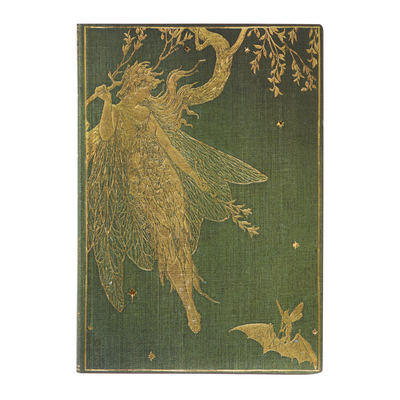 Paperblanks Olive Fairy Lang's Fairy Books Softcover Flexi MIDI Lined Elastic Band Closure 176 Pg 100 GSM