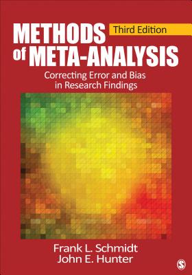 Methods of Meta-Analysis: Correcting Error and Bias in Research Findings