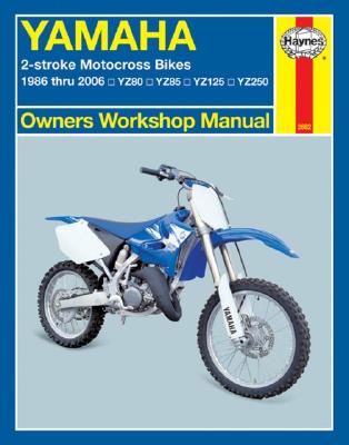 Image for Yamaha YZ80, YZ85, YZ125 & YZ250 1986-2006 2-stroke Motocross Bikes (2662) Haynes Automotive Repair Manual
