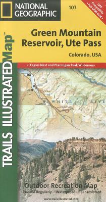 Green Mountain Reservoir, Ute Pass Map