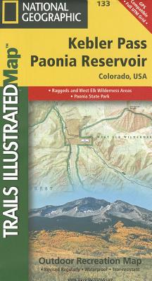 Kebler Pass, Paonia Reservoir Map