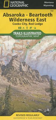 Absaroka-Beartooth Wilderness East Map [Cooke City, Red Lodge]