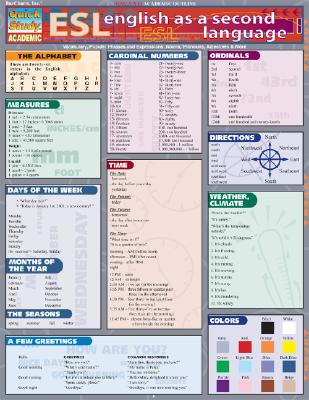 Image for English As a Second Language (Quickstudy Reference Guides - Academic)