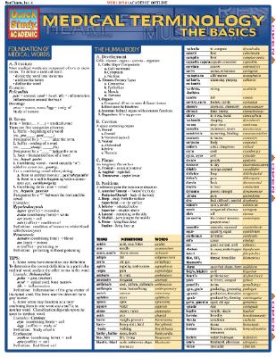 Medical Terminology:The Basics (Quick Study Academic)