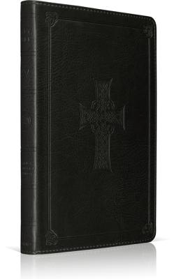 Image for ESV Thinline Bible, TruTone, Charcoal, Celtic Cross Design,  Red Letter Text