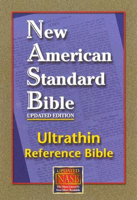 Image for New American Standard Ultrathin Reference Bible; Black Genuine Leather