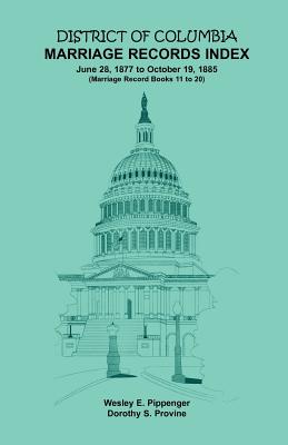Image for District of Columbia Marriage Records Index, 1877-1885