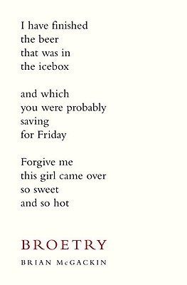 Broetry: Poetry for Dudes