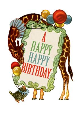 Circus Giraffe - Birthday Greeting Card Image for Circus Giraffe - Birthday Greeting Card