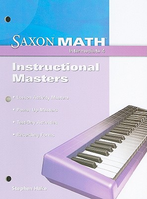 Saxon Math Intermediate 4 Instructional Masters