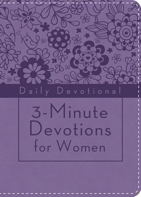 3-Minute Devotions for Women: Daily Devotional (purple)