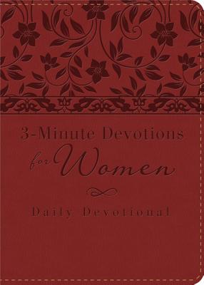 3-Minute Devotions for Women: Burgundy: Daily Devotional