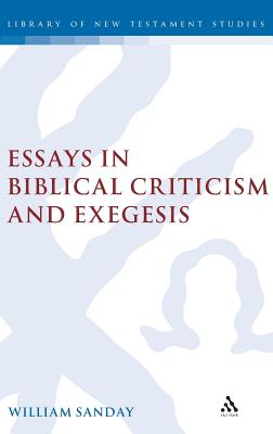 Essays on Biblical Criticism and Exegesis (Library of New Testament Studies)