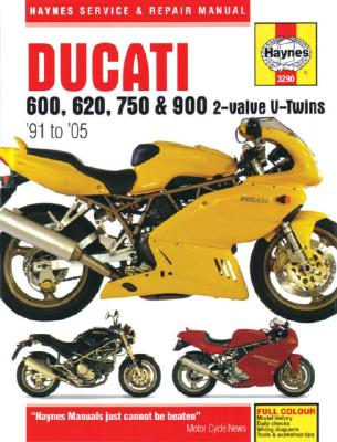 Image for Ducati 600, 620, 750 & 900 2-valve V-Twins '91 to '05 (Haynes Service & Repair Manual)