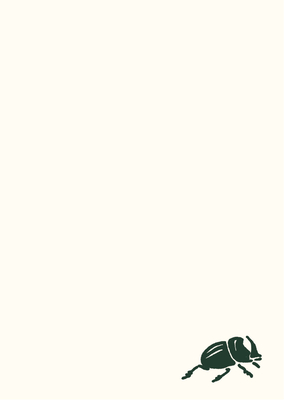 Rhinoceros Beetle Notepad