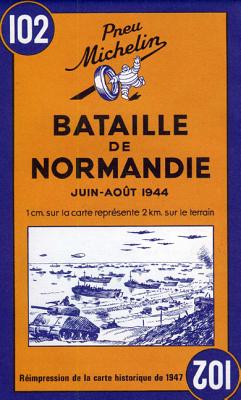 Battle of Normandy June-August 1944. Map no. 102. Bataille de Normandie Juin -Aout 1944.