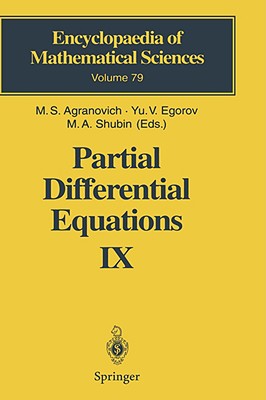 Partial Differential Equations IX: Elliptic Boundry Value Problems [Encyclopedia of Mathematical Sciences Volume 79]