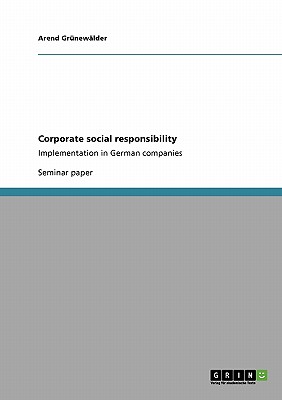 Corporate social responsibility: Implementation in German companies