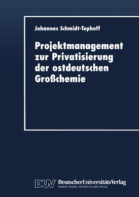 Image for Projektmanagement zur Privatisierung der ostdeutschen Großchemie (German Edition)